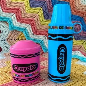 Crayola Insulated Containers • Retro Thermoses